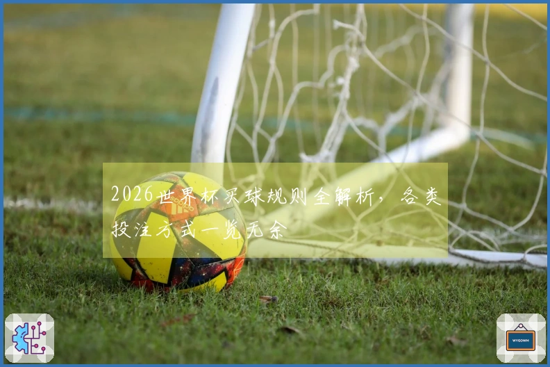 2026世界杯买球规则全解析，各类投注方式一览无余