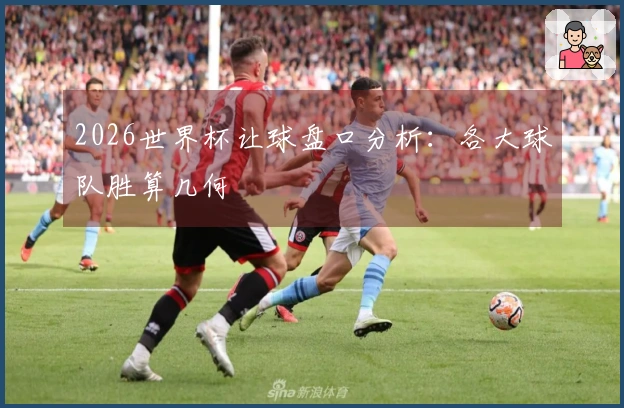 2026世界杯让球盘口分析：各大球队胜算几何